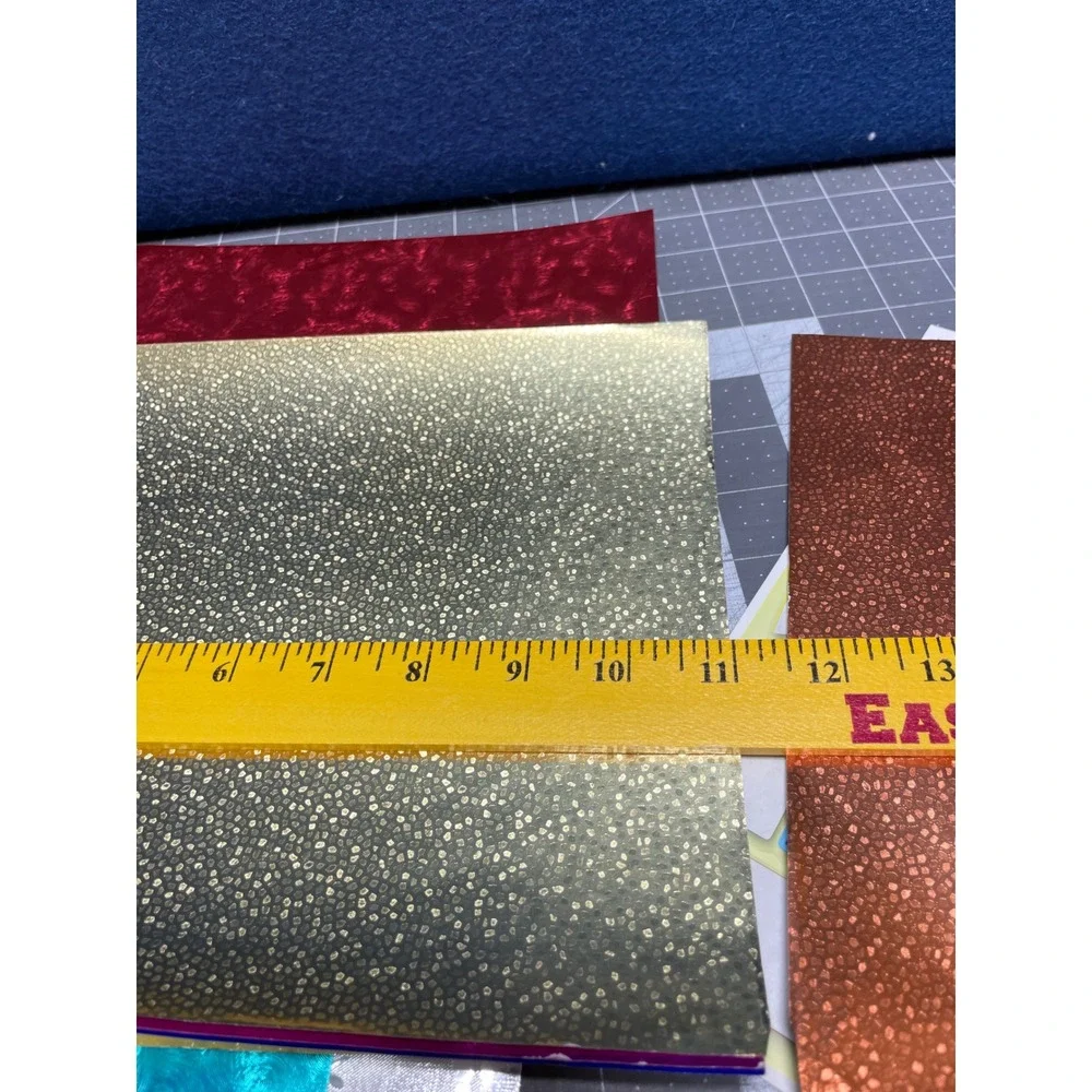 Scrapbook Supply Lot Foster RV Park Ohio State Buckeyes Metallic Paper 8.5x11‎